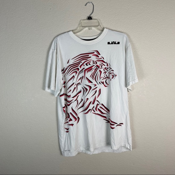 Lebron James Nike Dri Fit Lion Shirt Size XL - Picture 1 of 7